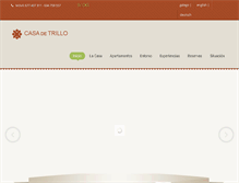Tablet Screenshot of casadetrillo.com